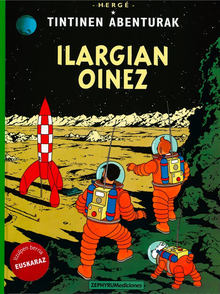 Carte Ilargian oinez Hergé