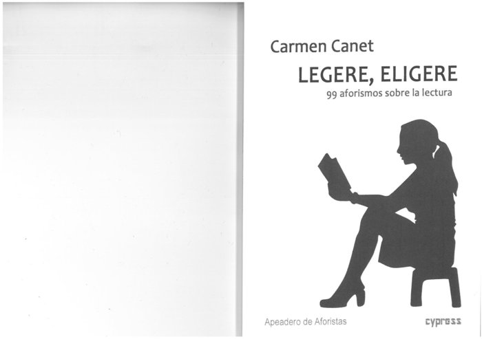 Libro LEGERE ELIGERE CANET