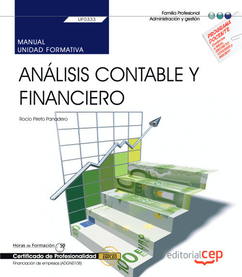 Kniha MANUAL. ANALISIS CONTABLE Y FINANCIERO (UF0333). CERTIFICADOS DE PROFESIONALIDAD ROCíO PRIETO PANADERO