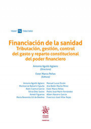 Книга Financiación de la Sanidad. Tributación, Gestión, Control del Gasto y Reparto Constitucional del Pod AGULLÓ AG?ERO