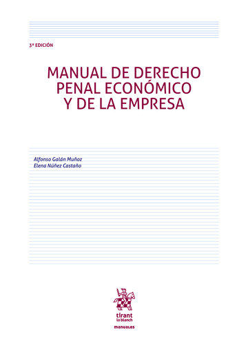 Knjiga Manual de derecho penal económico y de la empresa Gómez Muñoz