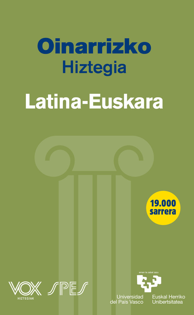 Carte Oinarrizko hiztegia latina - euskara 