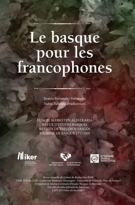 Carte Le basque pour les francophones Fernández Fernández