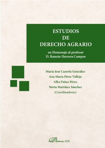 Könyv Estudios de Derecho Agrario Martínez Sánchez