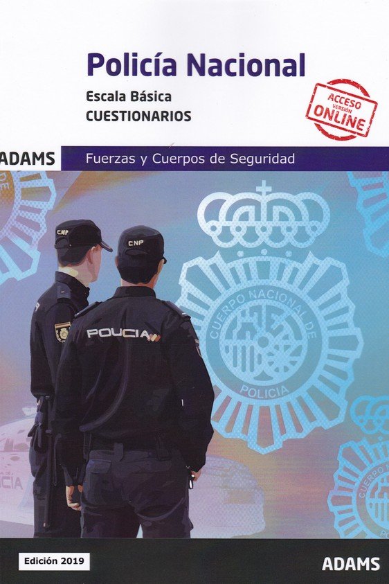Knjiga Cuestionarios Polic­a Nacional. Escala Básica 