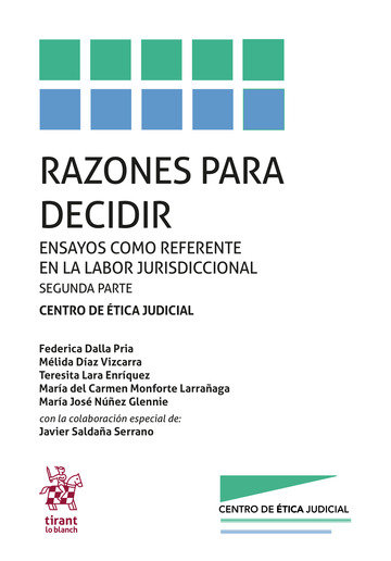 Kniha Razones para decidir Ensayos como referente en la labor jurisdiccional Segunda parte Dalla Pria