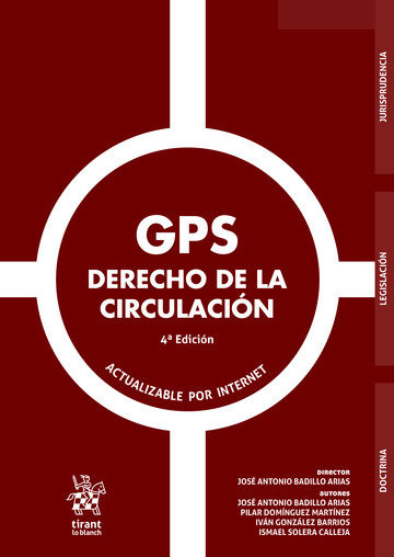 Kniha GPS Derecho de la circulación 4ª edición 2020 Badillo Arias