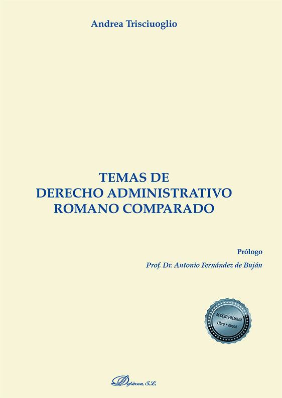 Knjiga Temas de derecho administrativo romano comparado TRISCIUOGLIO