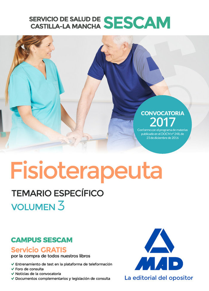 Könyv Fisioterapeuta del Servicio de Salud de Castilla-La Mancha (SESCAM). Temario específico volumen 3 González Rabanal