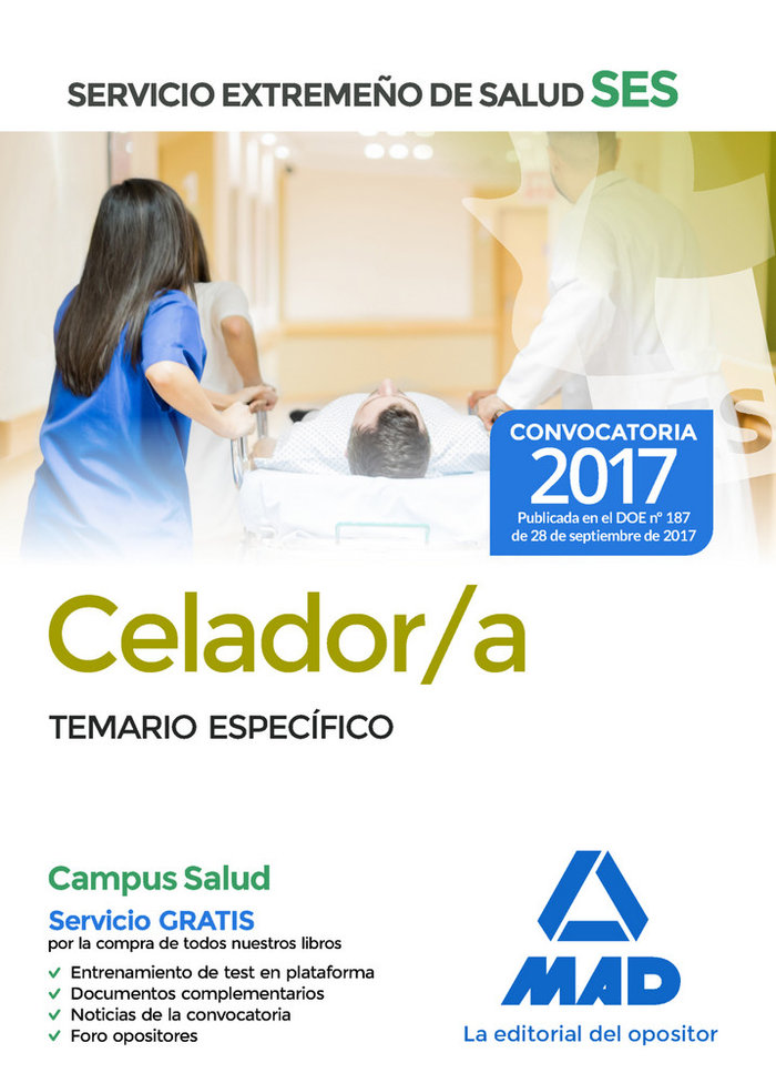 Kniha Celador del Servicio Extremeño de Salud (SES). Temario Específico Editores