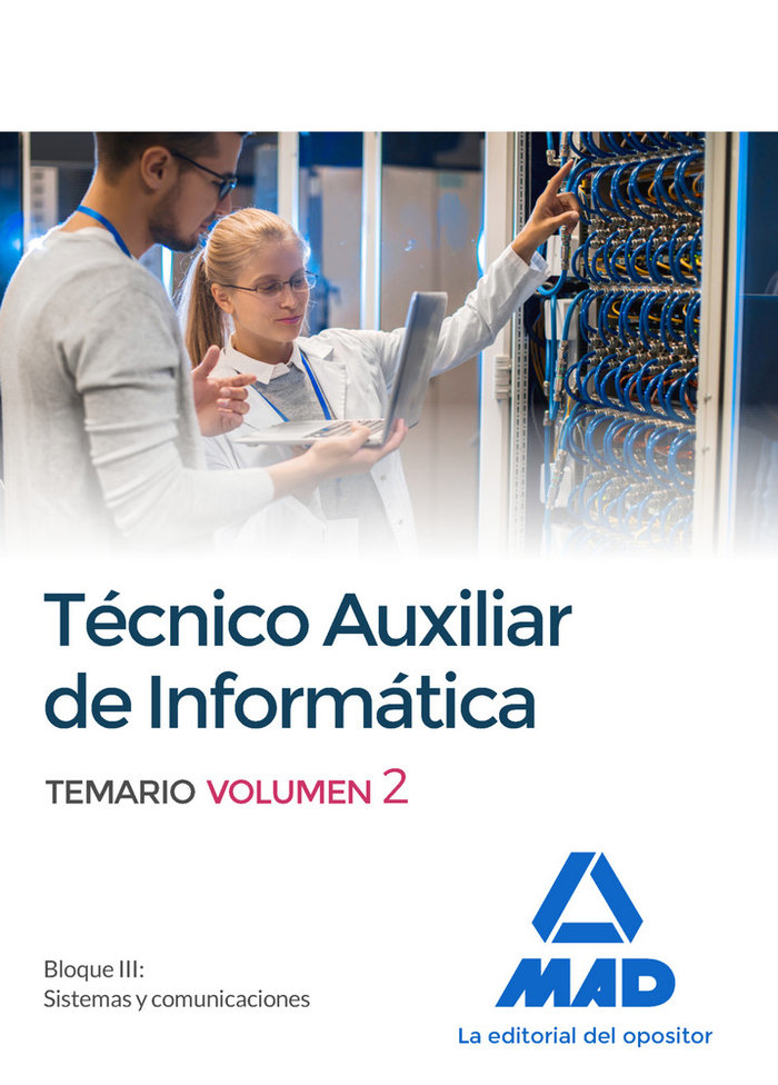 Книга Técnicos auxiliares de informática. Temario volumen 2 Tojeiro Alcalá