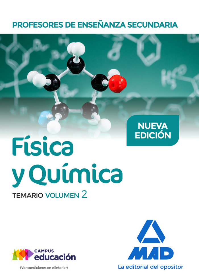 Книга Profesores de Enseñanza Secundaria Física y Química Temario volumen 2 García Lucas
