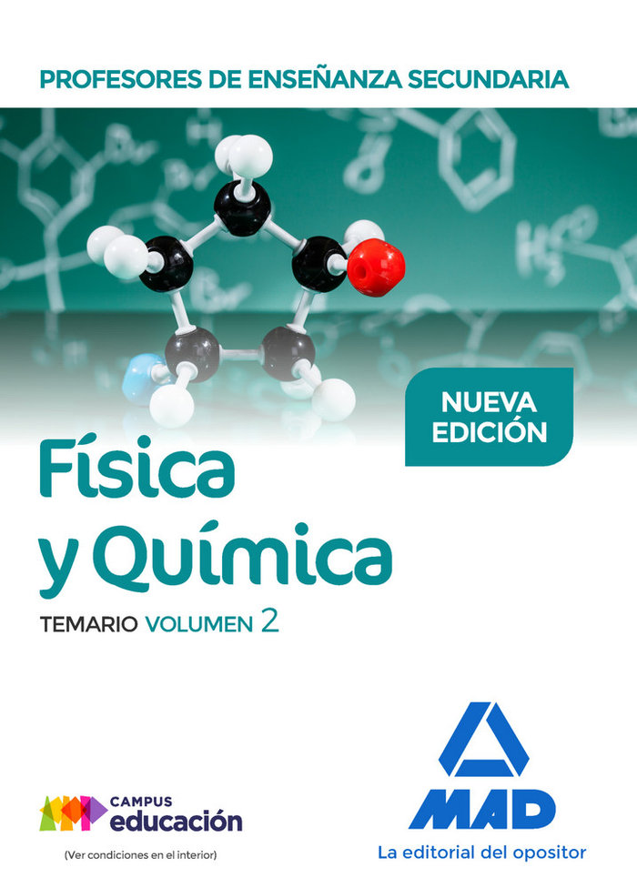 Kniha Profesores de Enseñanza Secundaria Física y Química Temario volumen 2 García Lucas