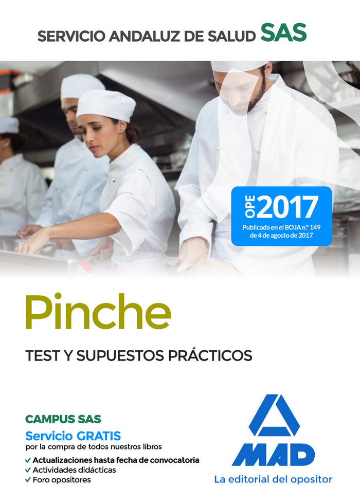 Kniha Pinche del Servicio Andaluz de Salud. Test y supuestos prácticos Editores