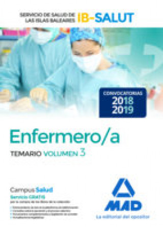 Książka Enfermero/a del Servicio de Salud de las Illes Balears (IB-SALUT).Temario volumen 3 Editores