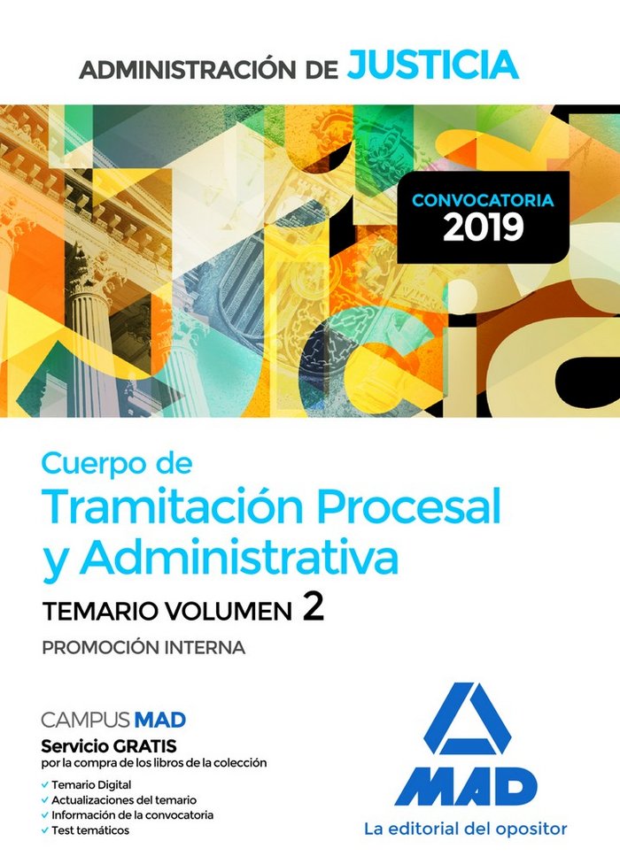 Libro Cuerpo de Tramitación Procesal y Administrativa (promoción interna) de la Administración de Justicia Rodríguez Rivera