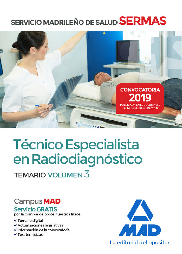 Kniha Técnico Especialista en Radiodiagnóstico del Servicio Madrileño de Salud. Volumen 3 Gil Ramos