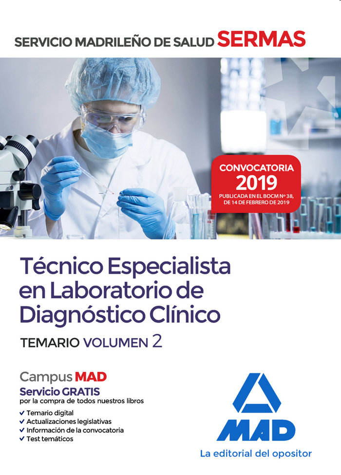 Kniha Técnico Especialista en Laboratorio de Diagnóstico Clínico del Servicio Madrileño de Salud. Volumen Silva García