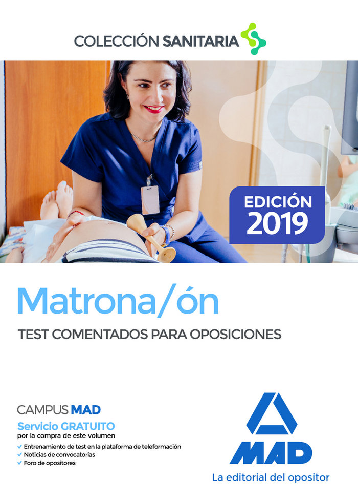 Knjiga Matrona/ón. Test comentados para oposiciones Rodríguez Sánchez