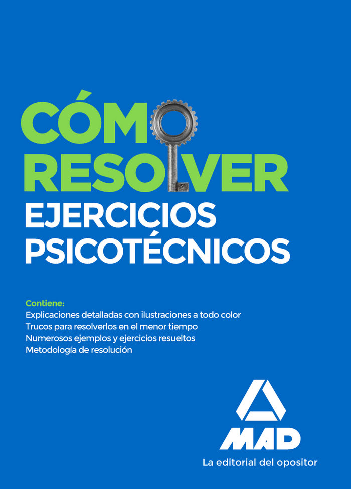 Knjiga Cómo resolver ejercicios psicotécnicos. Cubero García