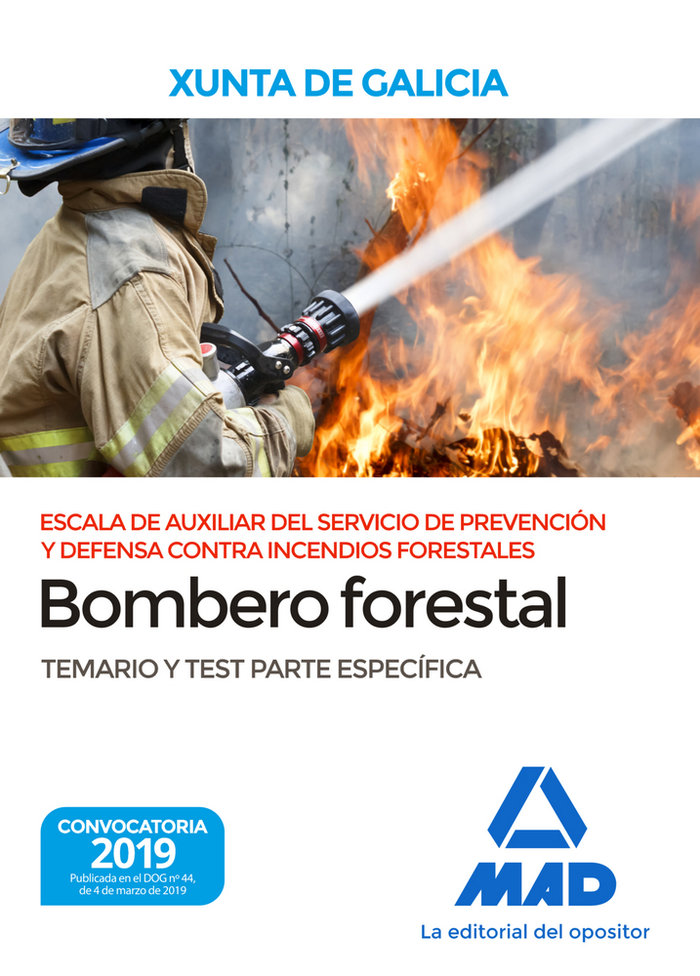 Könyv Escala de Auxiliar del Servicio de Prevención y Defensa Contra Incendios Forestales, Especialidad Bo Costa Pérez