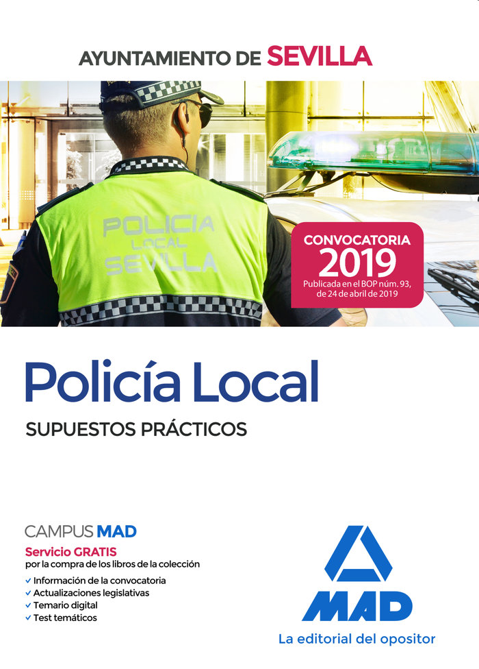 Kniha Policía Local del Ayuntamiento de Sevilla. Supuestos Prácticos López Álvarez