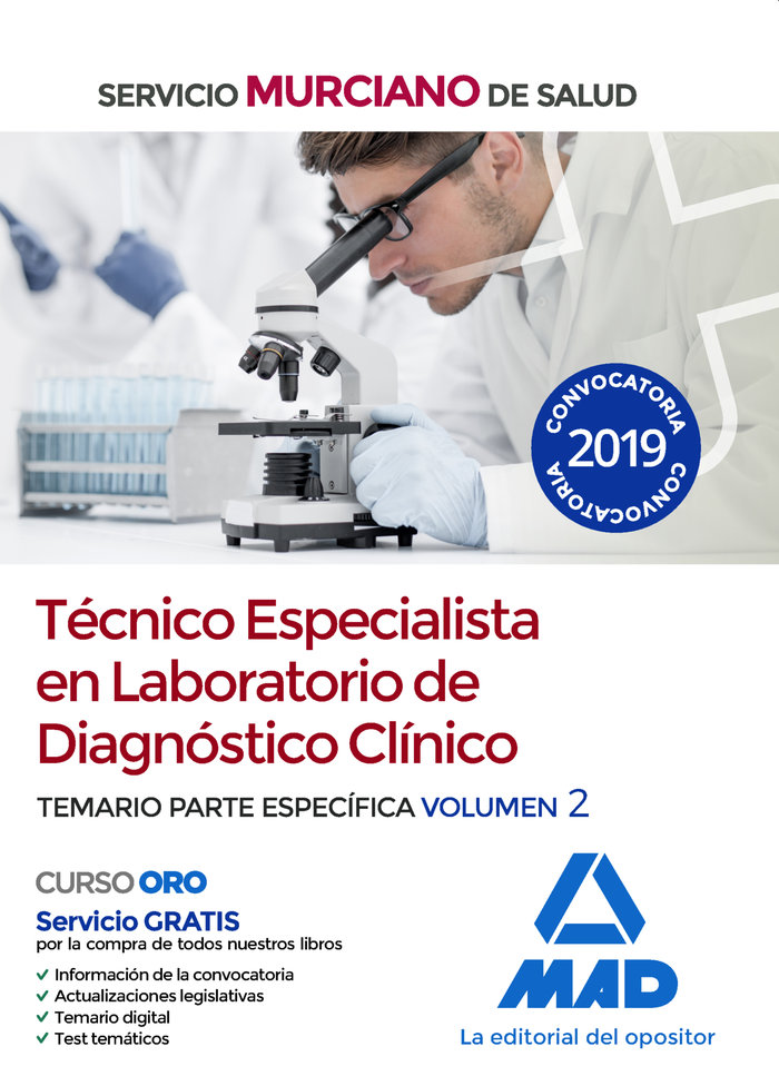 Kniha Técnico Especialista en Laboratorio de Diagnóstico Clínico del Servicio Murciano de Salud. Temario p Silva García