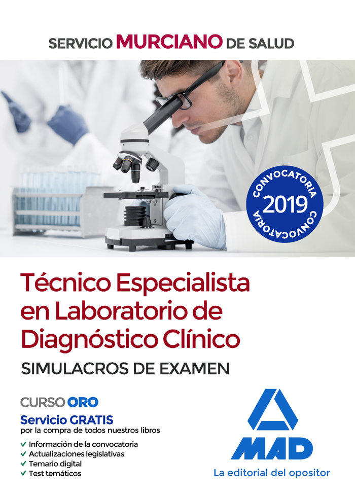 Kniha Técnico Especialista en Laboratorio de Diagnóstico Clínico del Servicio Murciano de Salud. Simulacro García Bermejo