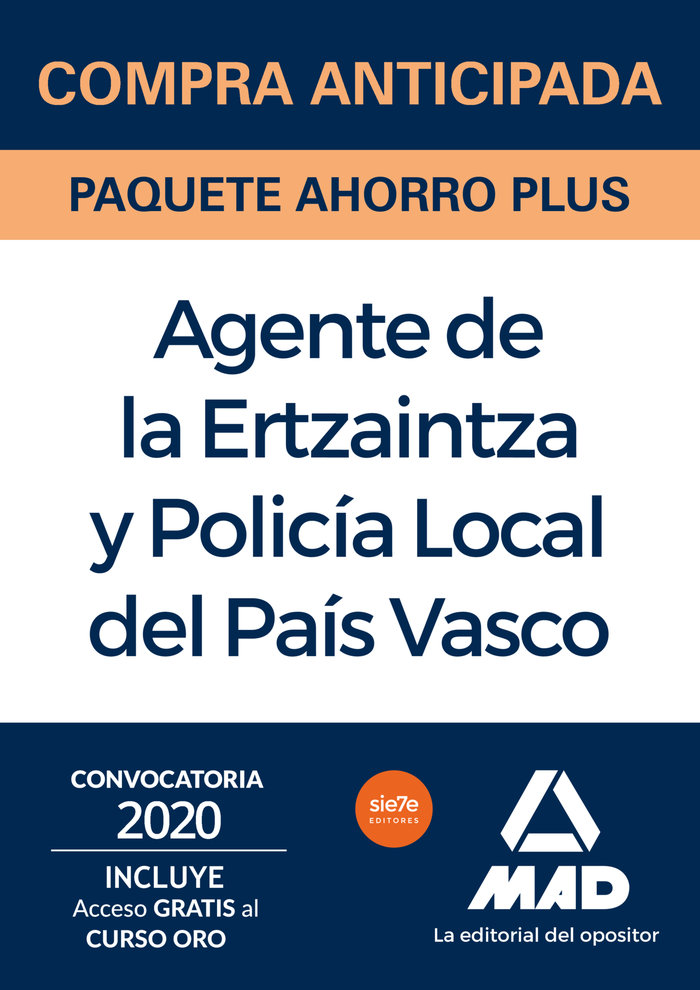 Buch PAQUETE AHORRO PLUS ERTZAINTZA Y POLICIA LOCAL DEL PAIS VASCO. AHORRA 74 Ç (INCL NO DISPONIBLE