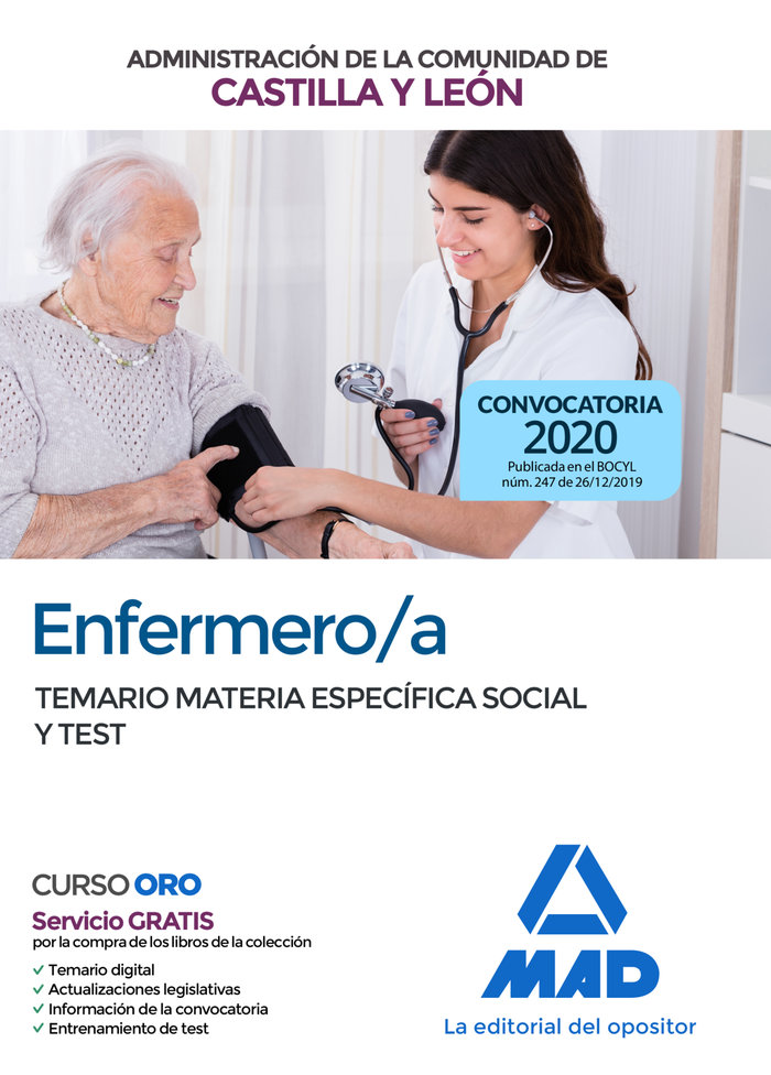 Kniha Enfermero/a de la Administración de la Comunidad de Castilla y León. Temario materia específica soci Clavijo Gamero