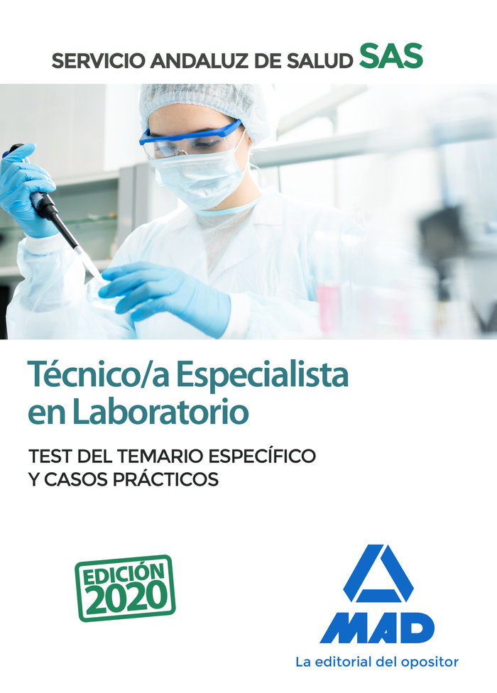 Kniha Técnico/a Especialista en Laboratorio del Servicio Andaluz de Salud. Test del temario específico y C 7 EDITORES