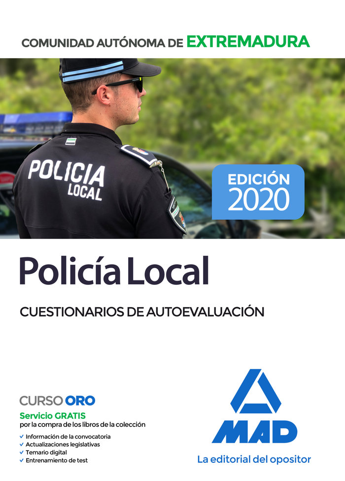 Kniha Policía Local de Extremadura. Cuestionarios de autoevaluación Clavijo Gamero