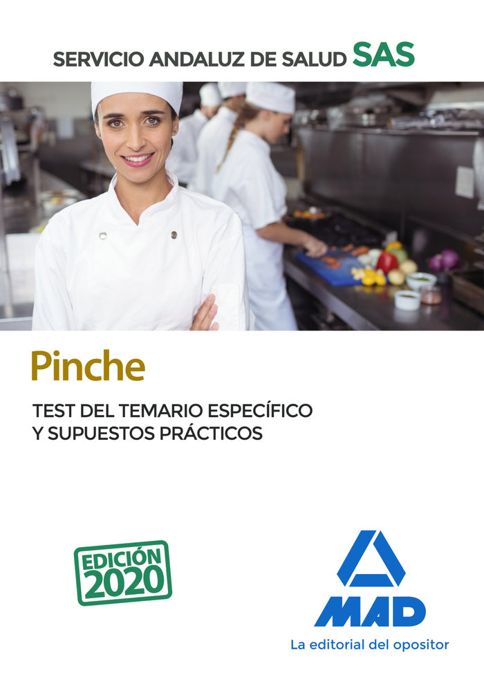 Książka Pinche del Servicio Andaluz de Salud. Test del temario específico y supuestos prácticos 7 Editores