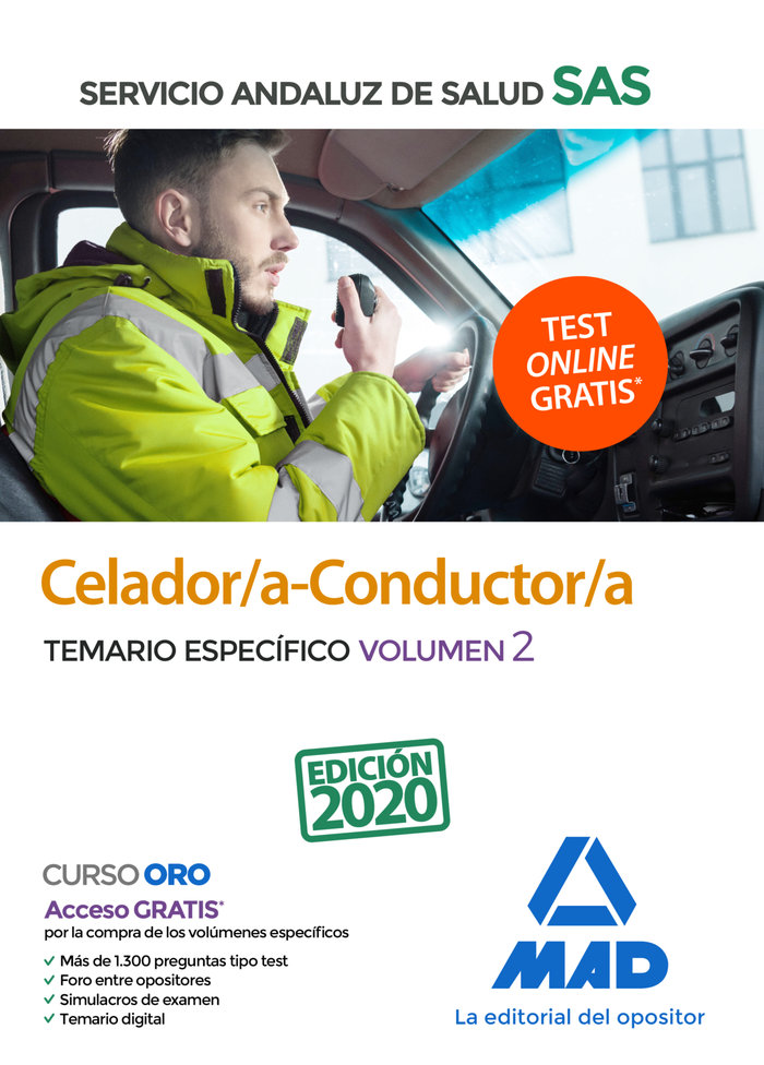 Kniha Celador/a-Conductor/a del Servicio Andaluz de Salud. Temario específico volumen 2 Gómez Martínez