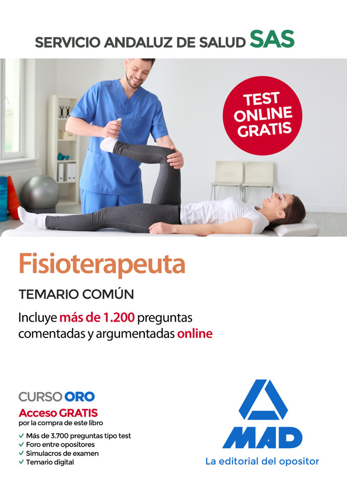 Carte Fisioterapeuta del Servicio Andaluz de Salud. Temario común 7 Editores