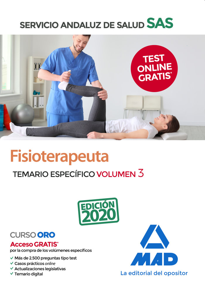 Kniha Fisioterapeuta del Servicio Andaluz de Salud. Temario específico volumen 3 Gálvez Domínguez