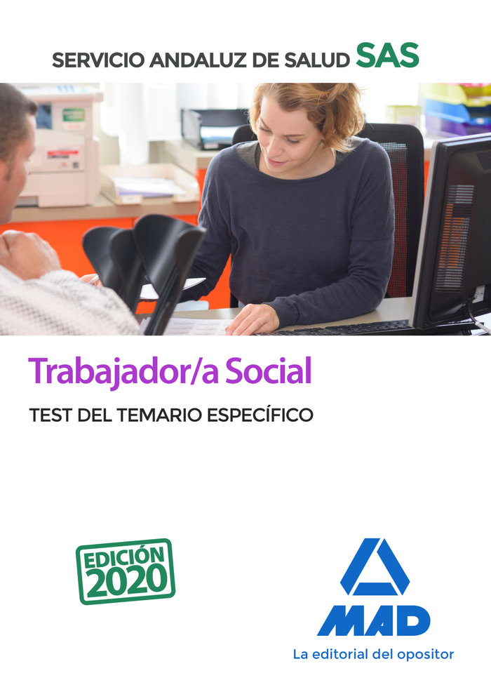 Kniha Trabajador/a Social del Servicio Andaluz de Salud. Test del temario específico CLAVIJO GAMERO