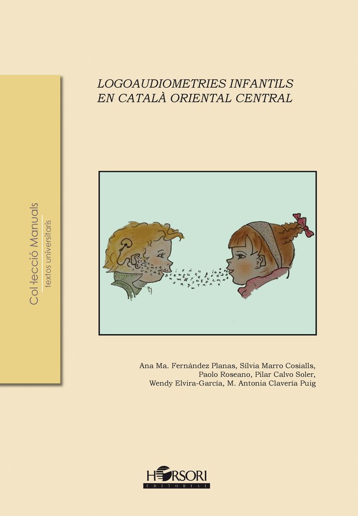 Könyv Logoaudiometries infantils en català oriental central Calvo Soler