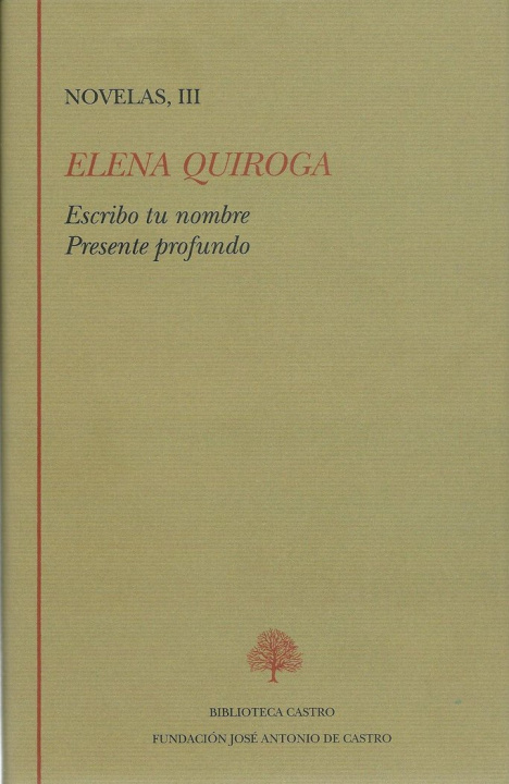 Book Escribo tu nombre ; Presente profundo QUIROGA