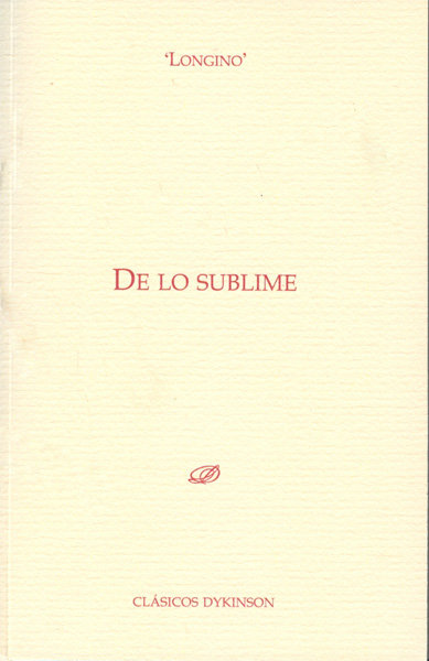 Boek De lo sublime Longino