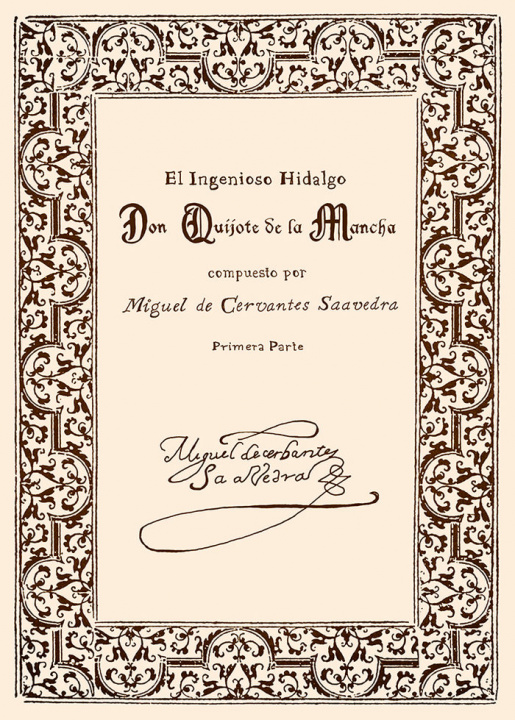 Kniha El Ingenioso Hidalgo Don Quijote de la Mancha 