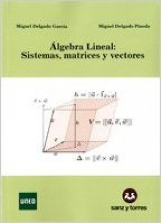 Kniha Álgebra lineal: sistemas, matrices y vectores Delgado García