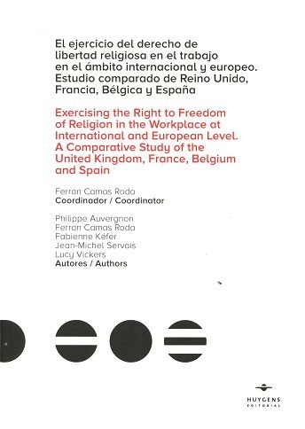 Carte El ejercicio del derecho de libertad religiosa en el trabajo en el ámbito internacional y europeo Camas Roda