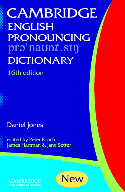 Könyv Cambridge English Pronouncing Dictionary Daniel Jones