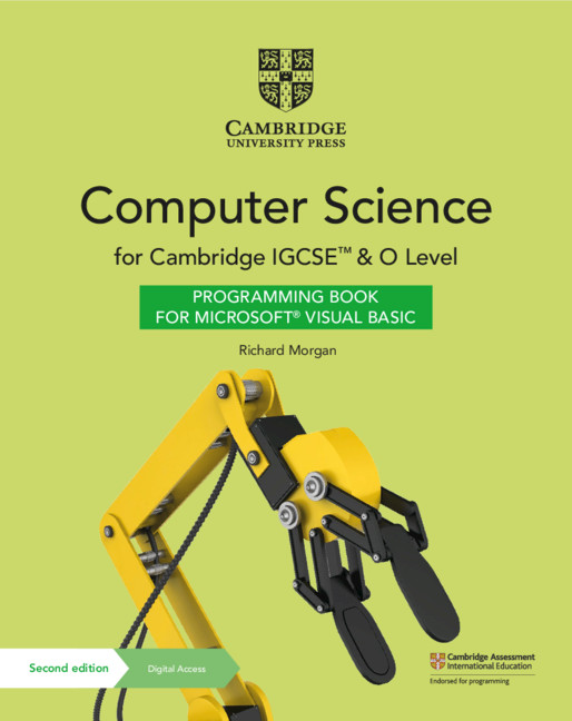 Kniha Cambridge IGCSE™ and O Level Computer Science Programming Book for Microsoft® Visual Basic with Digital Access (2 Years) Richard Morgan