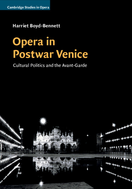 Buch Opera in Postwar Venice Harriet Boyd-Bennett