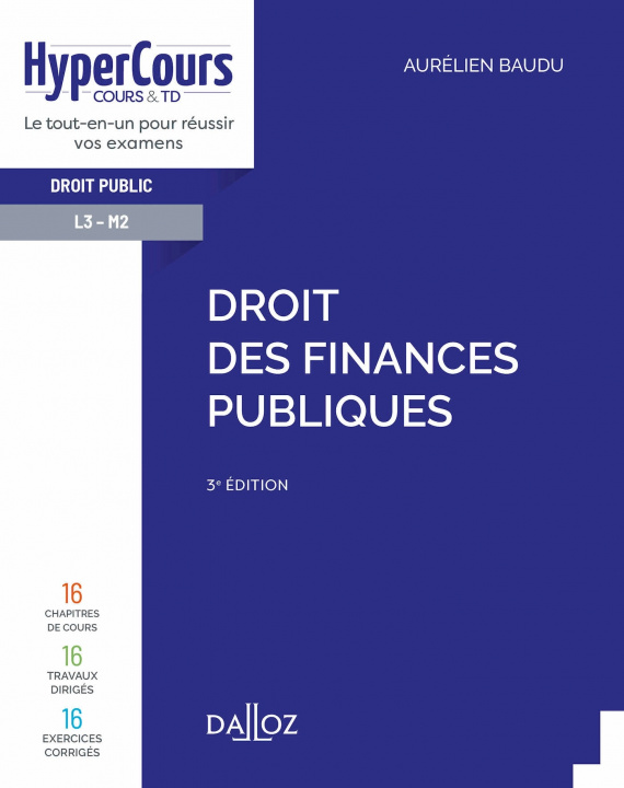 Carte Droit des finances publiques. 3e éd. Aurélien Baudu