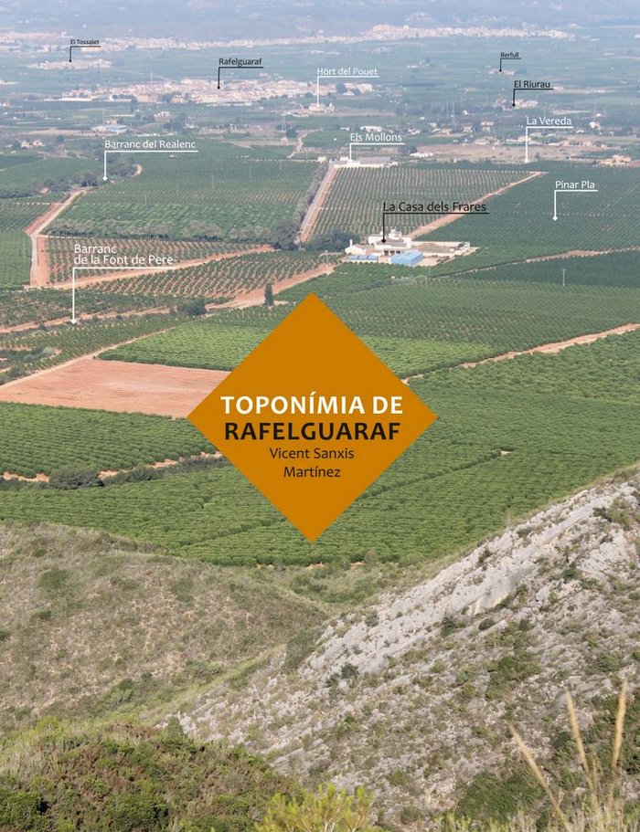Книга Toponímia de Rafelguaraf Sanxis Martínez