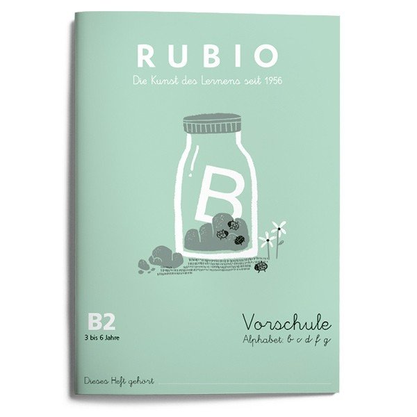 Книга Vorschule Zahlen & Buchstaben B2 Rubio Silvestre