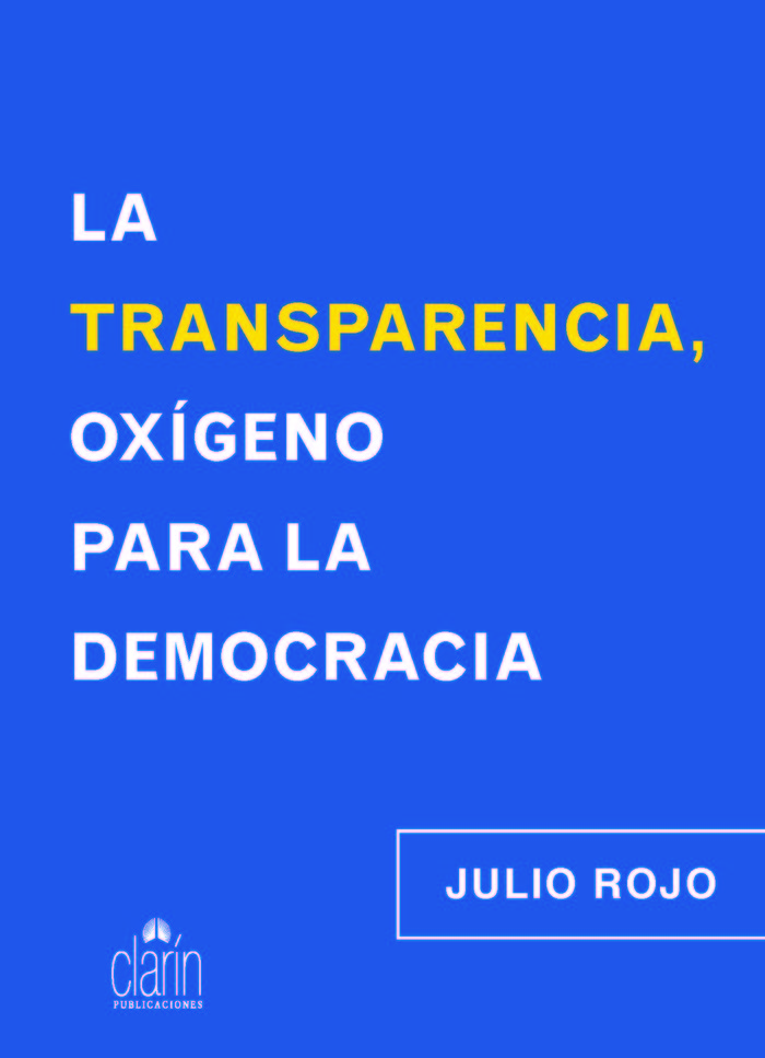 Kniha La transparencia, oxígeno para la democracia Rojo